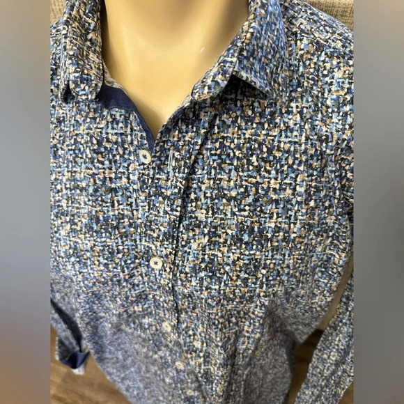 Bugatchi • Shaped Fit Dress Shirt - Picture 4 of 8